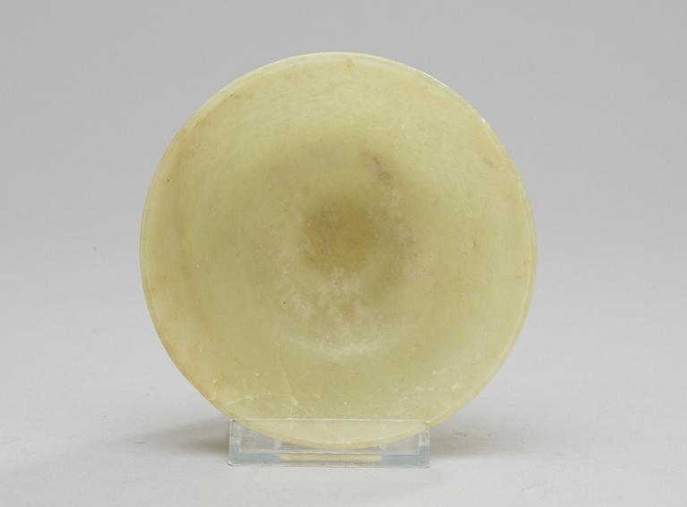 A jade bowl, Qing dynasty.