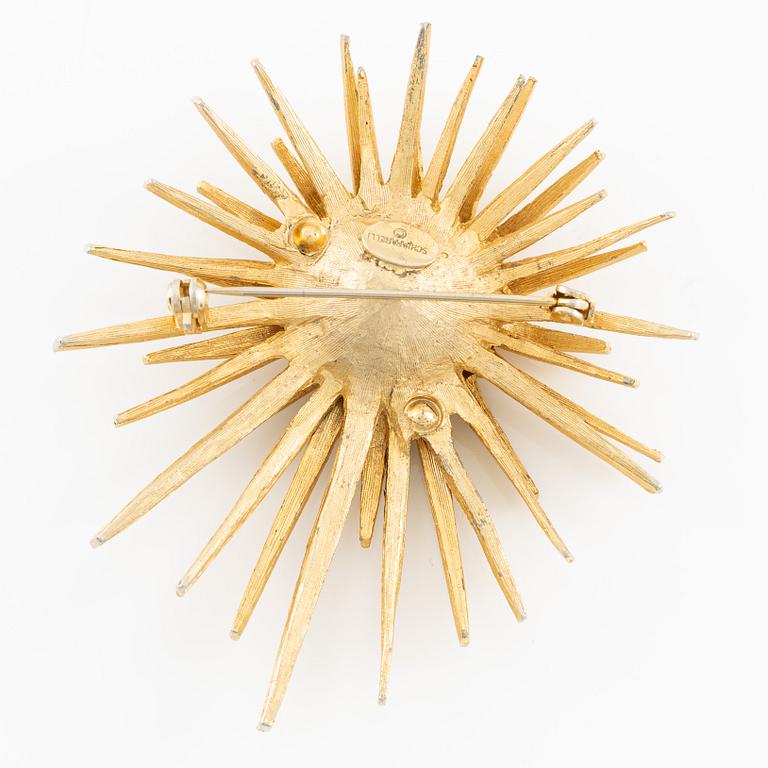 Elsa Schiaparelli, brosch, vintage.