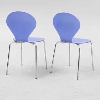 Erik Ole Jørgensen, six 'Rondo' chairs, Danerka, Denmark, 21st century.