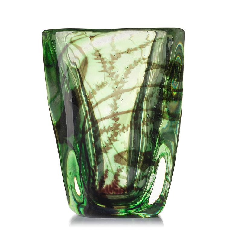 Edward Hald, a graal glass vase, Orrefors 1937, no 96.