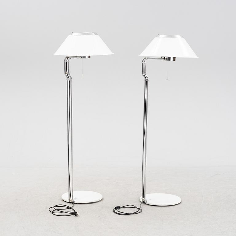 A pair of 'Mars' floor lamps by Per Sundstedt for Ateljé Lyktan, late 20th Century.