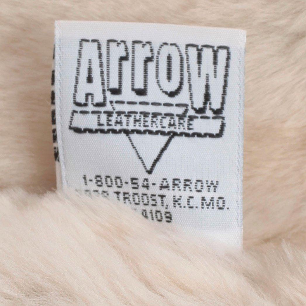 RALPH LAUREN reportedly, a brown and white fur vest.