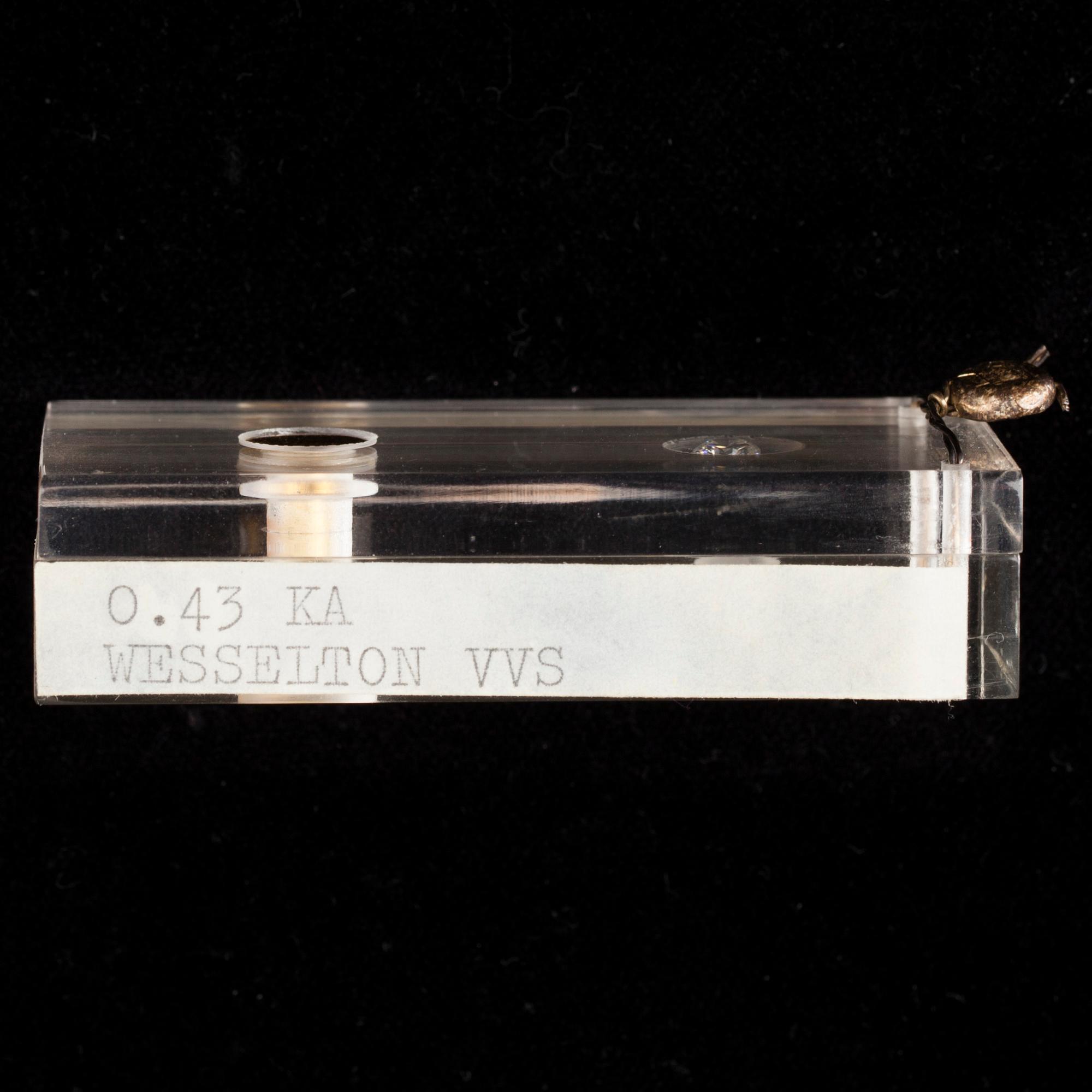 DIAMANT, briljantslipad 0,43 ct H / VVS.