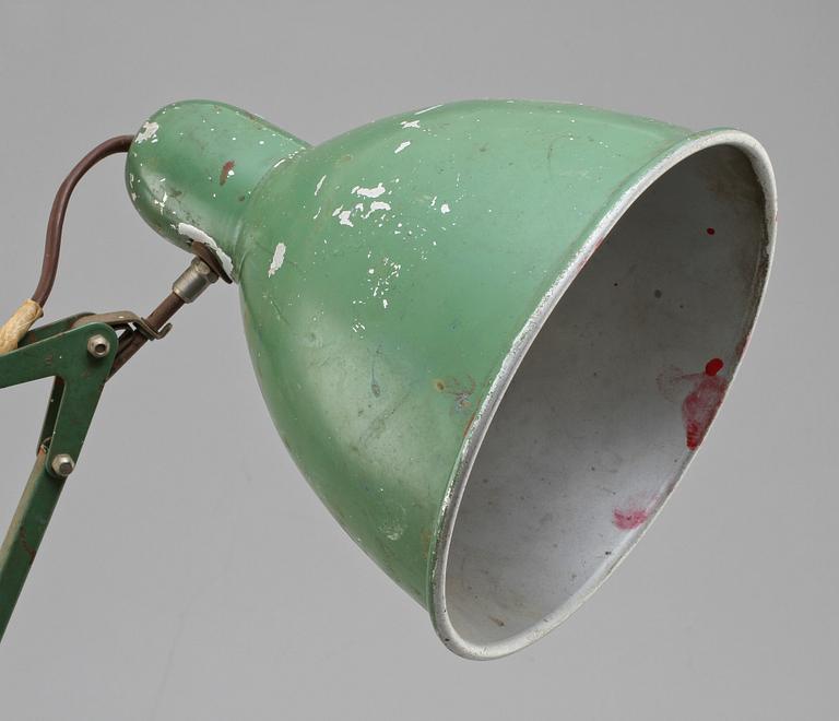SKRIVBORDSLAMPA, 1900-talets första hälft.