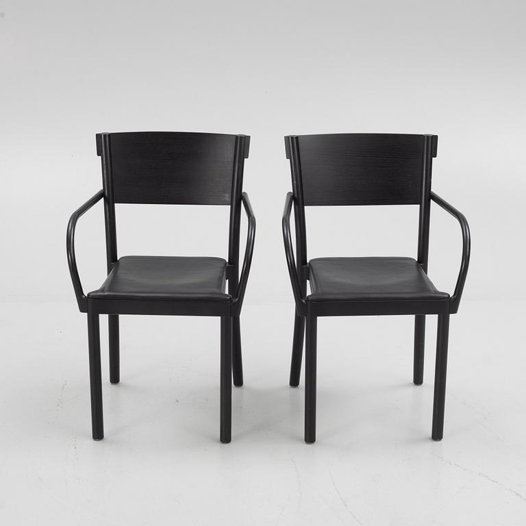 Åke Axelsson, armchairs 7 pcs, "Light and Easy", Gärsnäs.