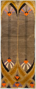 Ryijy/ penkkiryijy, noin 320 x 130 cm.