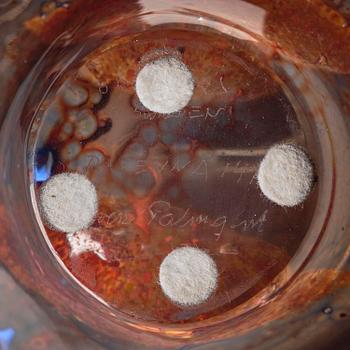 Sven Palmqvist, a ravenna glass bowl, Orrefors 1951, no 141.