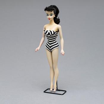 BARBIE med blå eyeliner, "Ponytail Barbie", nr 3. ca 1960. Japan.