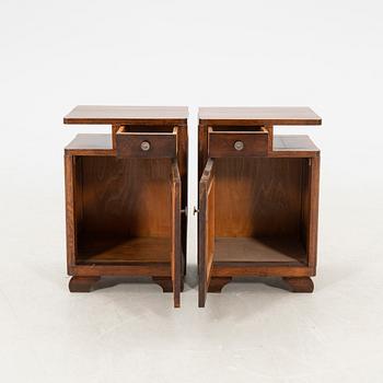Sängbord ett par 1900-talets första hälft.