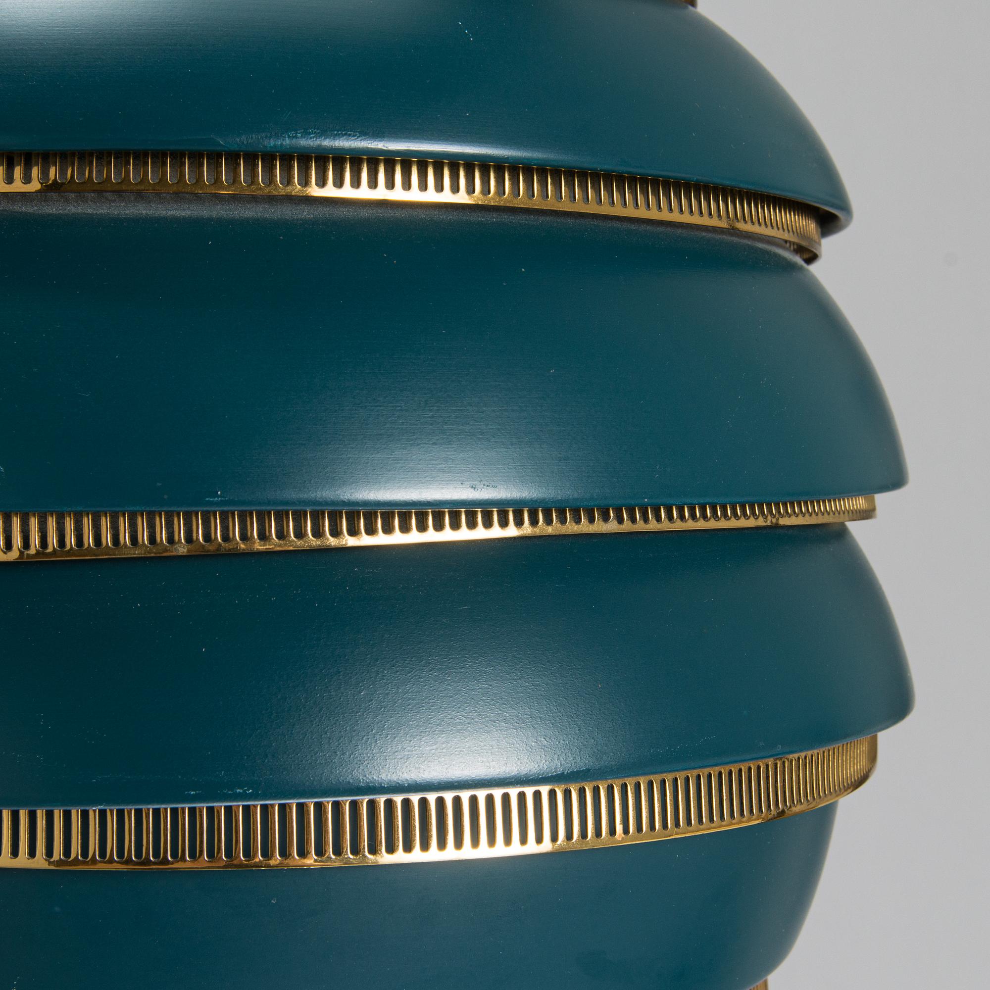 Alvar Aalto, a pendant lamp A332, 'Beehive' for Valaistustyö.