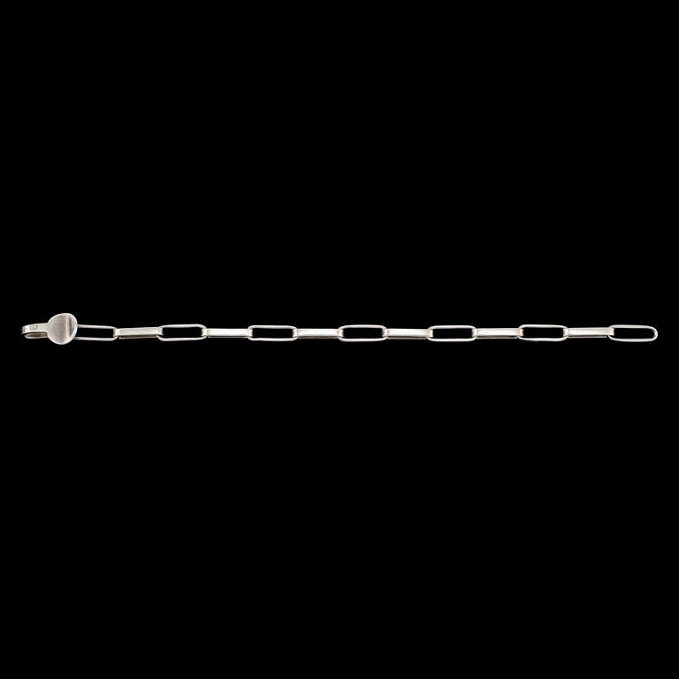 ARMLÄNK, silver, Cecilia Johansson, Göteborg, 1900-talets tredje kvartal. Vikt 15 g.