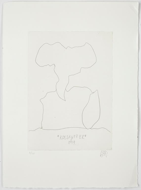 CARL FREDRIK REUTERSWÄRD, litografier, 5 st, monogramsignerade.