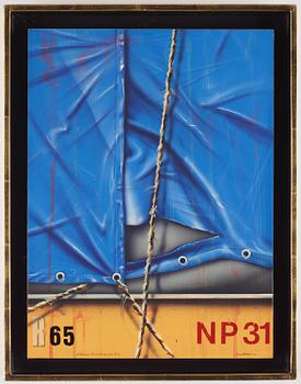 Peter Klasen, "Camion Bleu/Jaune R65".