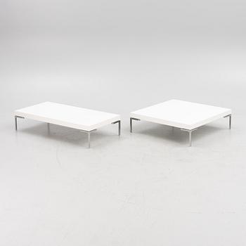 Two 'Charles' coffee tables, B&B Italia.