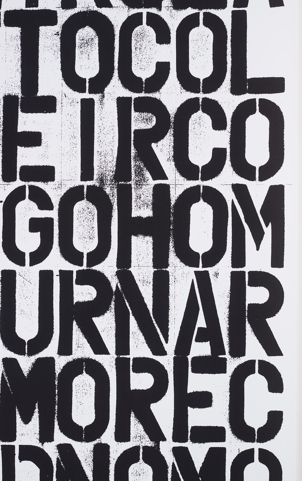 その他 Christopher Wool&Felix Gonzalez-Torres Untitled