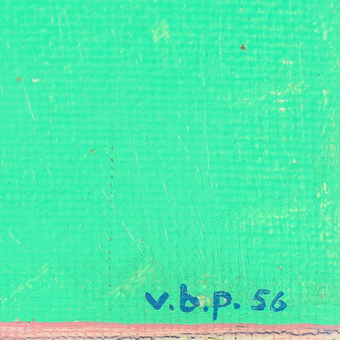 VILHELM BJERKE-PETERSEN, pannå, signerad v.b.p och daterad -56.