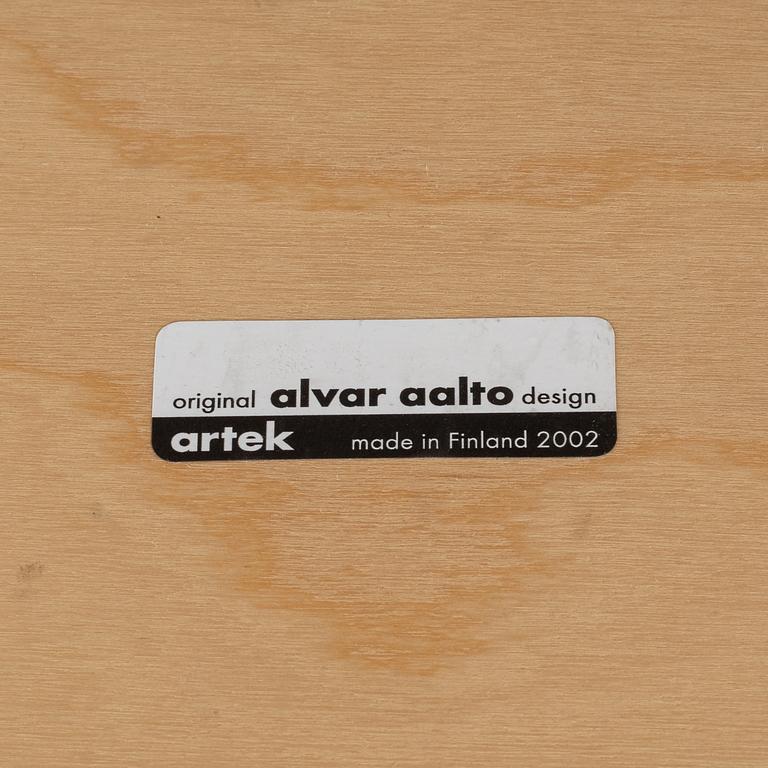 Alvar Aalto, a birch coffee table, Artek, Finland, 2002.