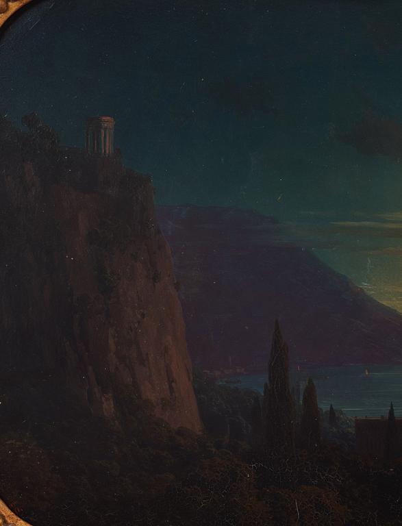 Ivan Constantinovich Aivazovsky, Crimean night, view of Oreanda and Aiu-Dagh.