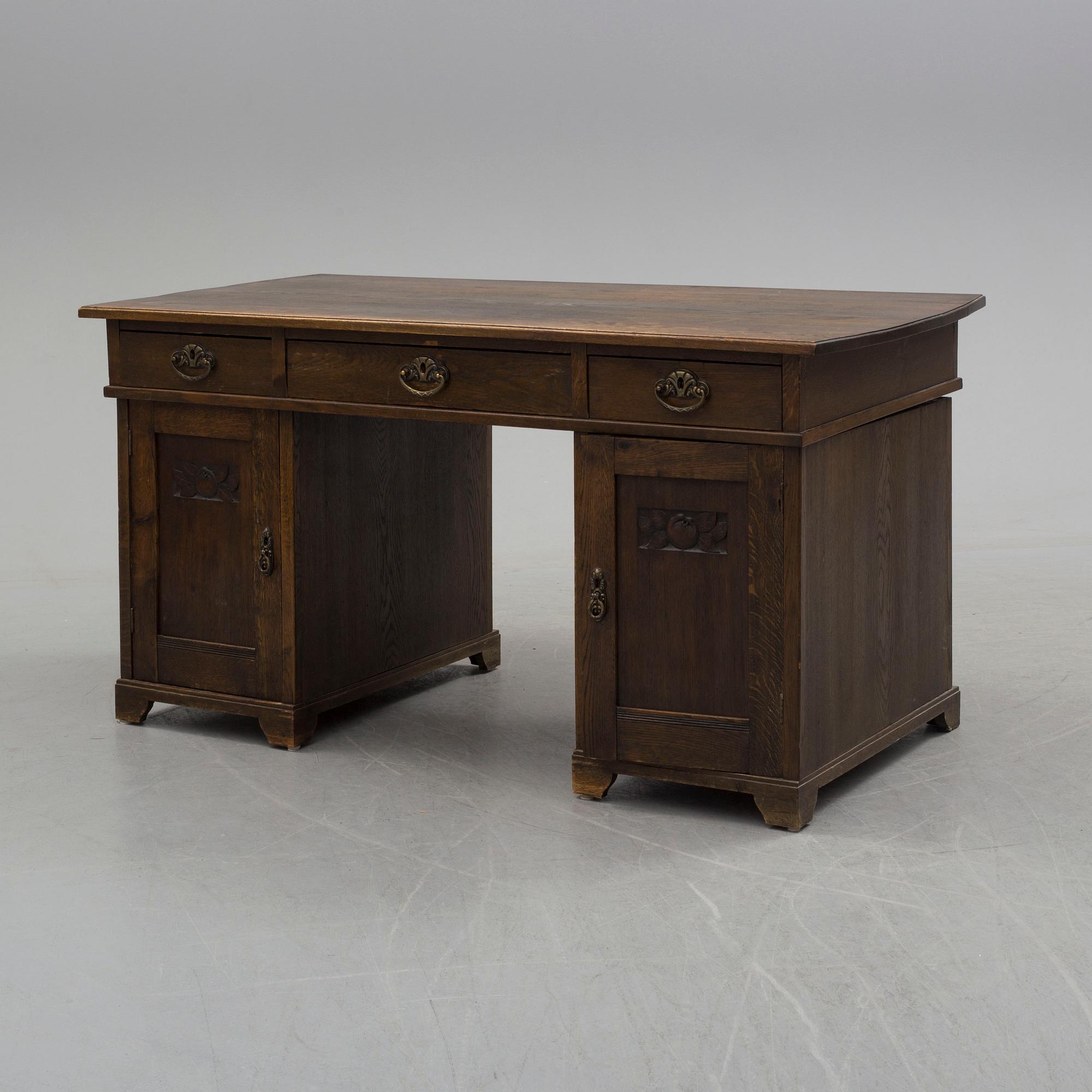 An early 20th century writing desk.