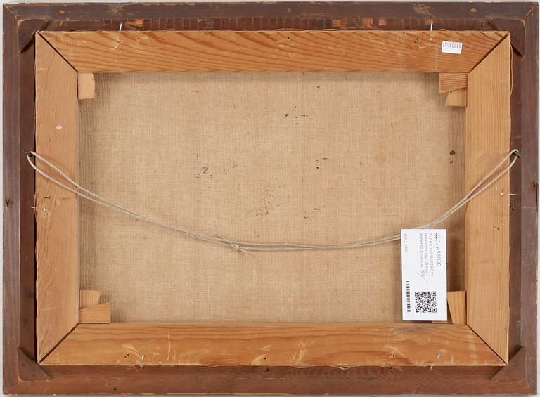 ALFRED BERGSTRÖM, tillskriven, olja på duk, signerad o daterad 1915.