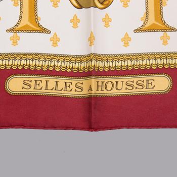 SCARF, Hermès, "Selles a Housse", issued 1967.