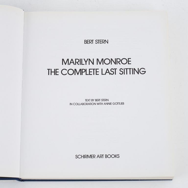 Bert Stern, "Bert Stern: Marilyn Monroe: The Complete Last Sitting", 1992.