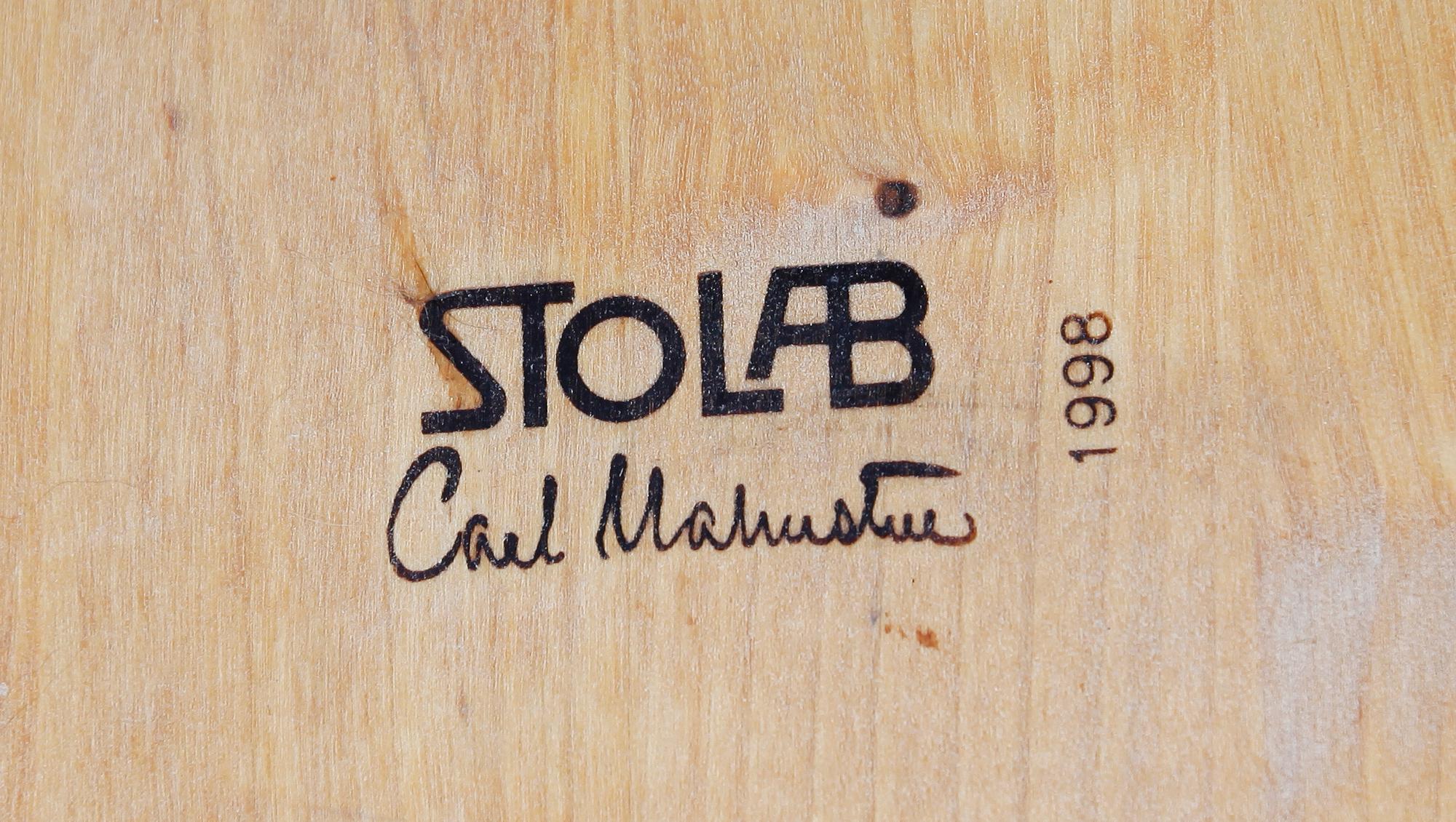 KARMSTOL OCH STOL, "Lilla Åland", Carl Malmsten, Stolab 1998.