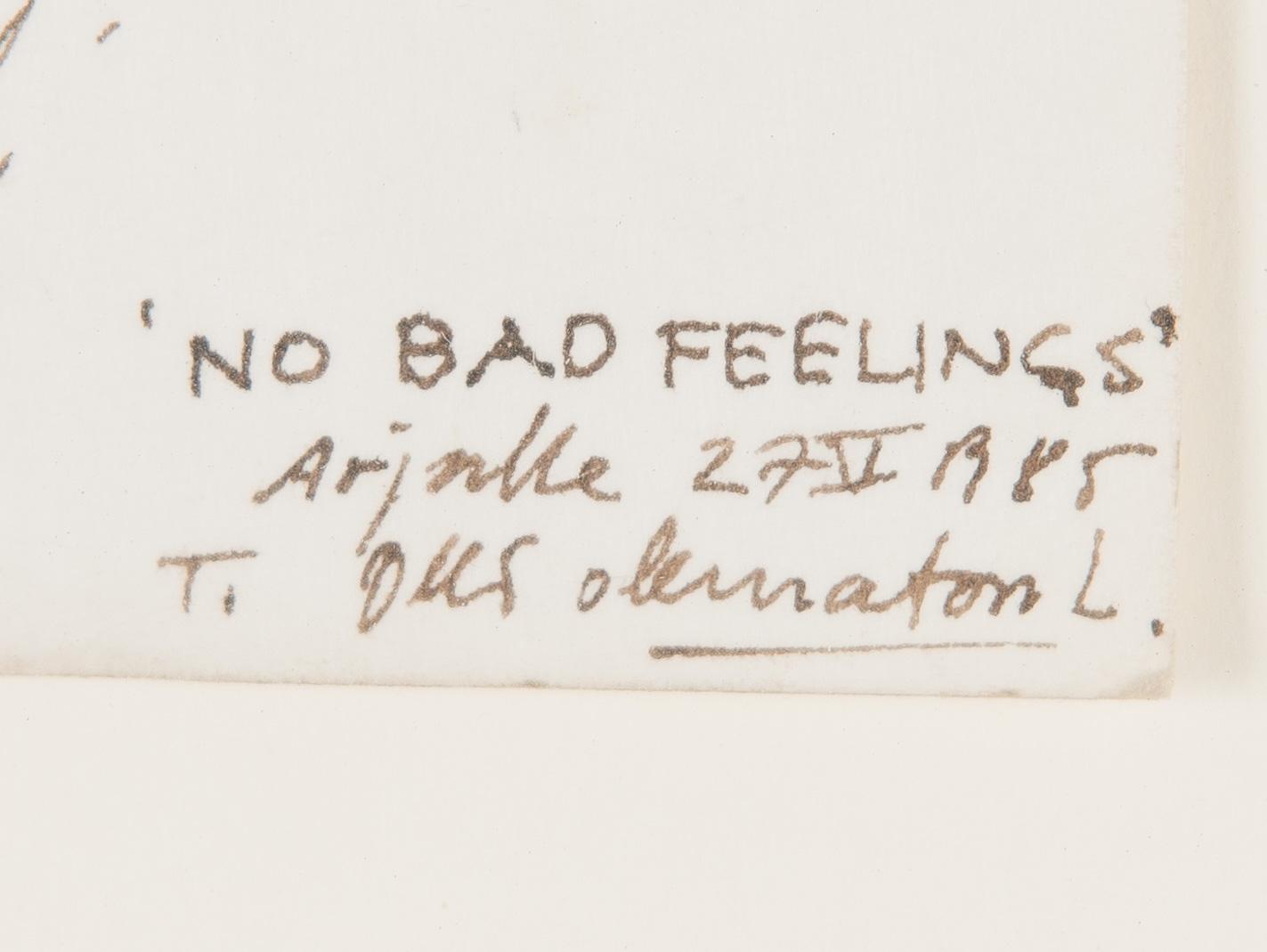 Olli Lyytikäinen, tusch, signerad och daterad 1985.