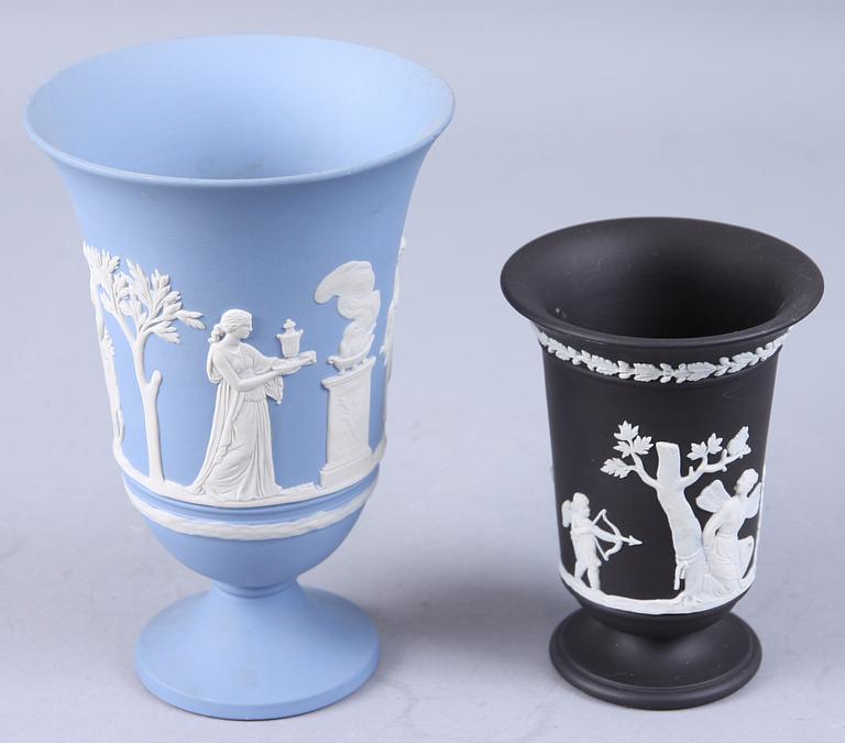 VASER, 2 st, Jasperware, Wedgewood.