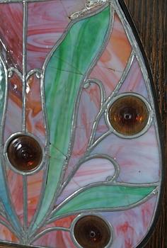 SKÅP med ÖVERDEL, jugend, 1900-talets början.