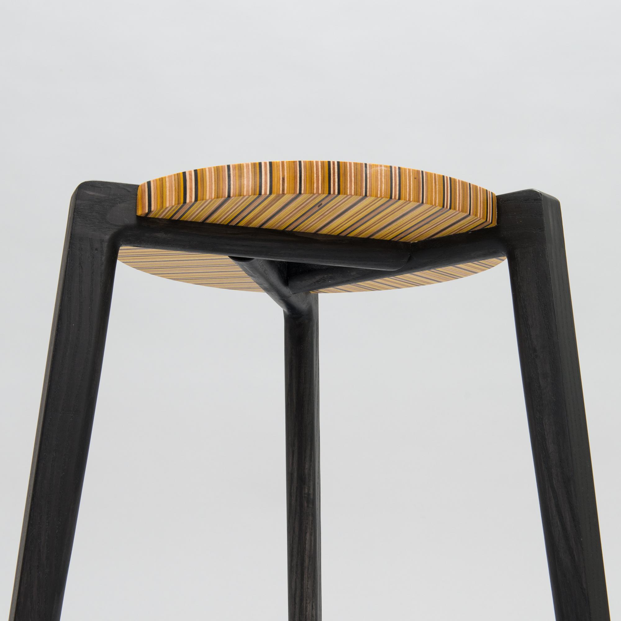ALEKSI PUUSTINEN, Stool, signed and numbered.