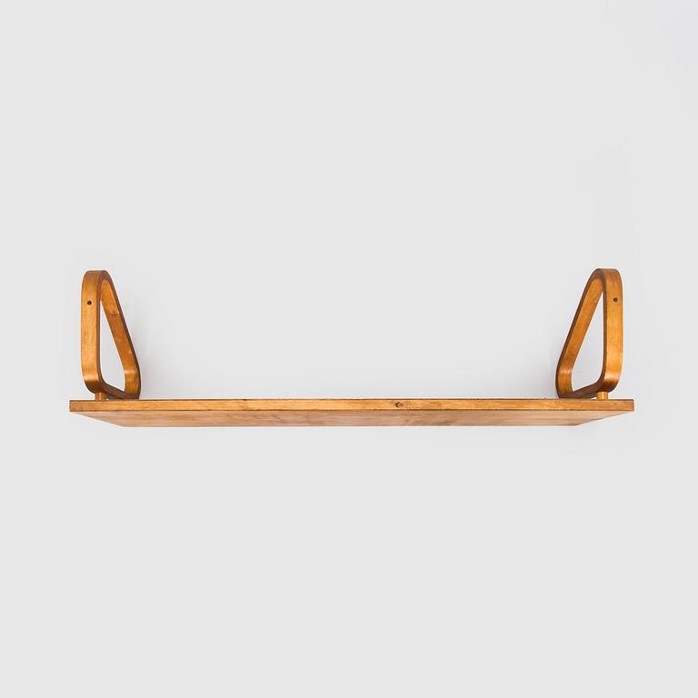 Alvar Aalto, seinähylly, malli 112, O.Y. Huonekalu- ja Rakennustyötehdas A.B. 1930/1940-luku.
