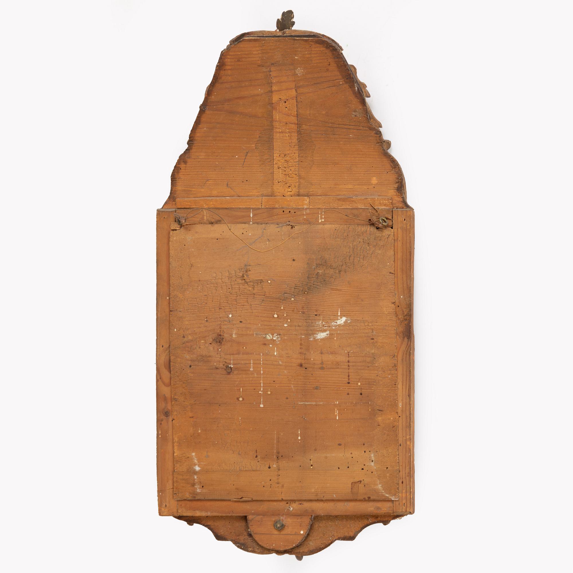 Spegellampetter, ett par, England, 1700-tal.