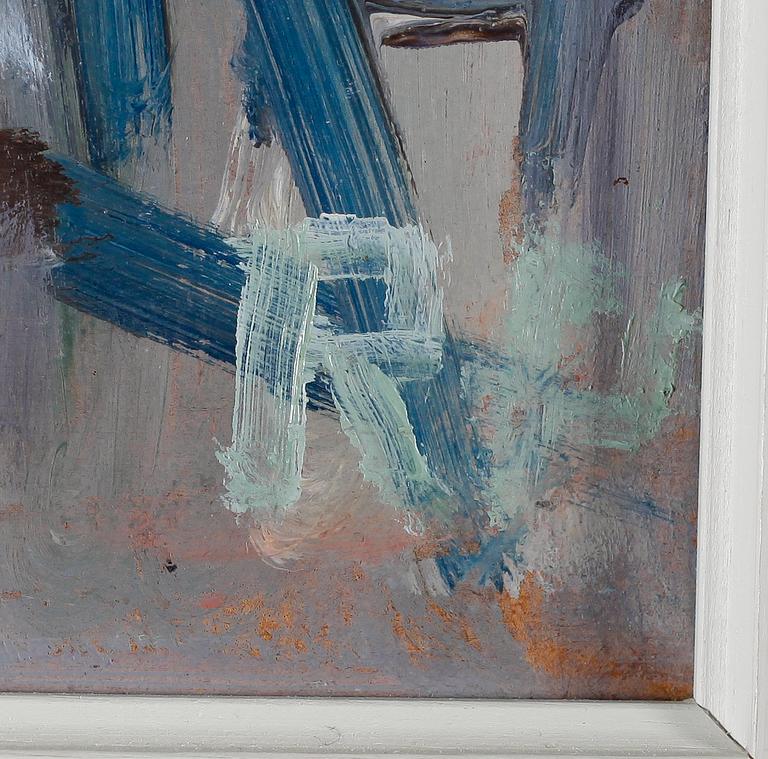 RAGNAR PERSON, olja på pannå, monogramsignerad.