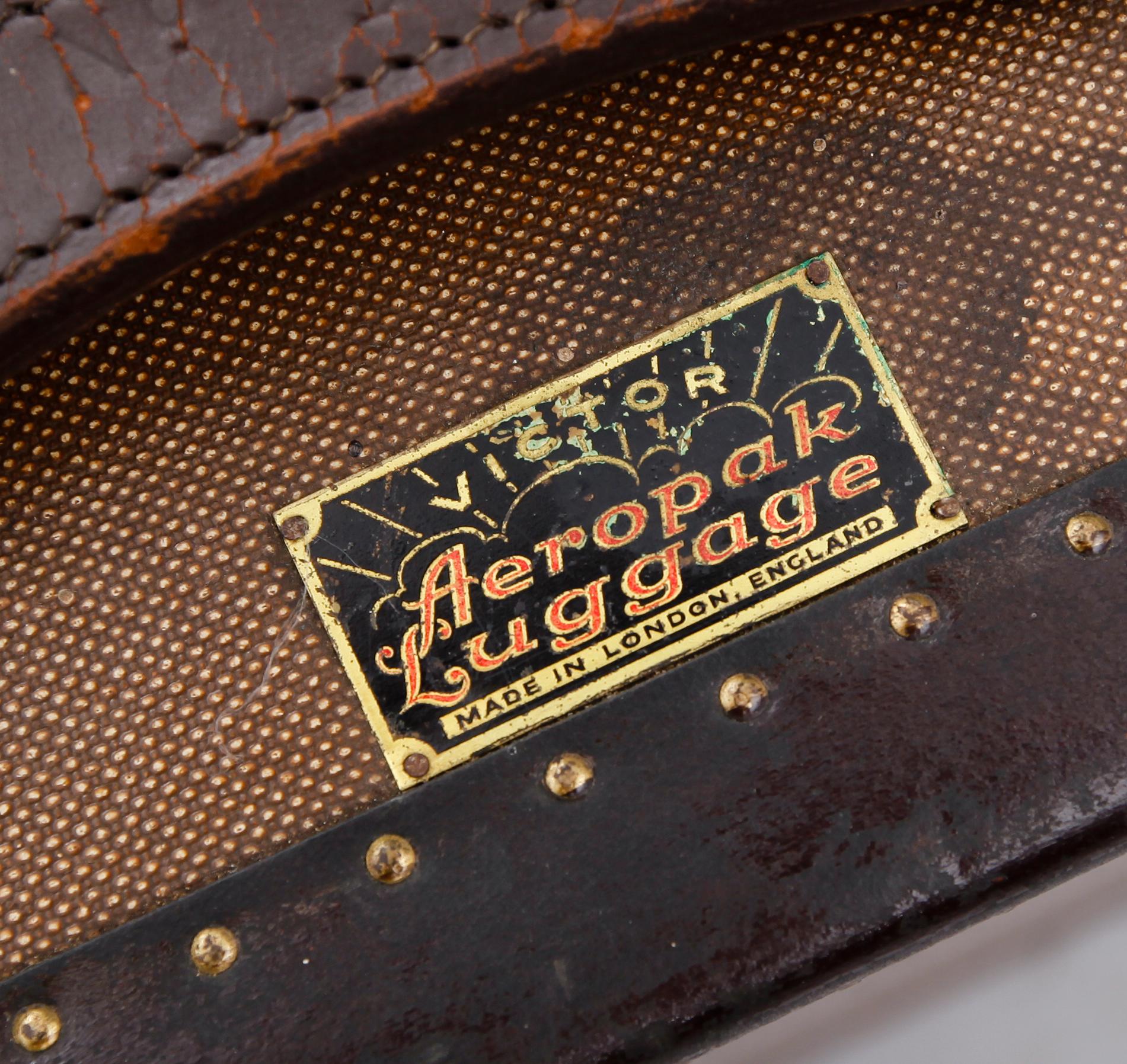 RESVÄSKA, 1900-talets första hälft, Aeropak Luggage, London.