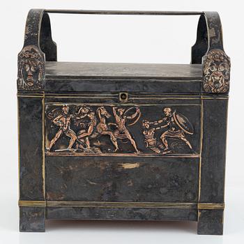 Jewellery box, WMF (Württembergische Metallwarenfabrik), circa 1910.