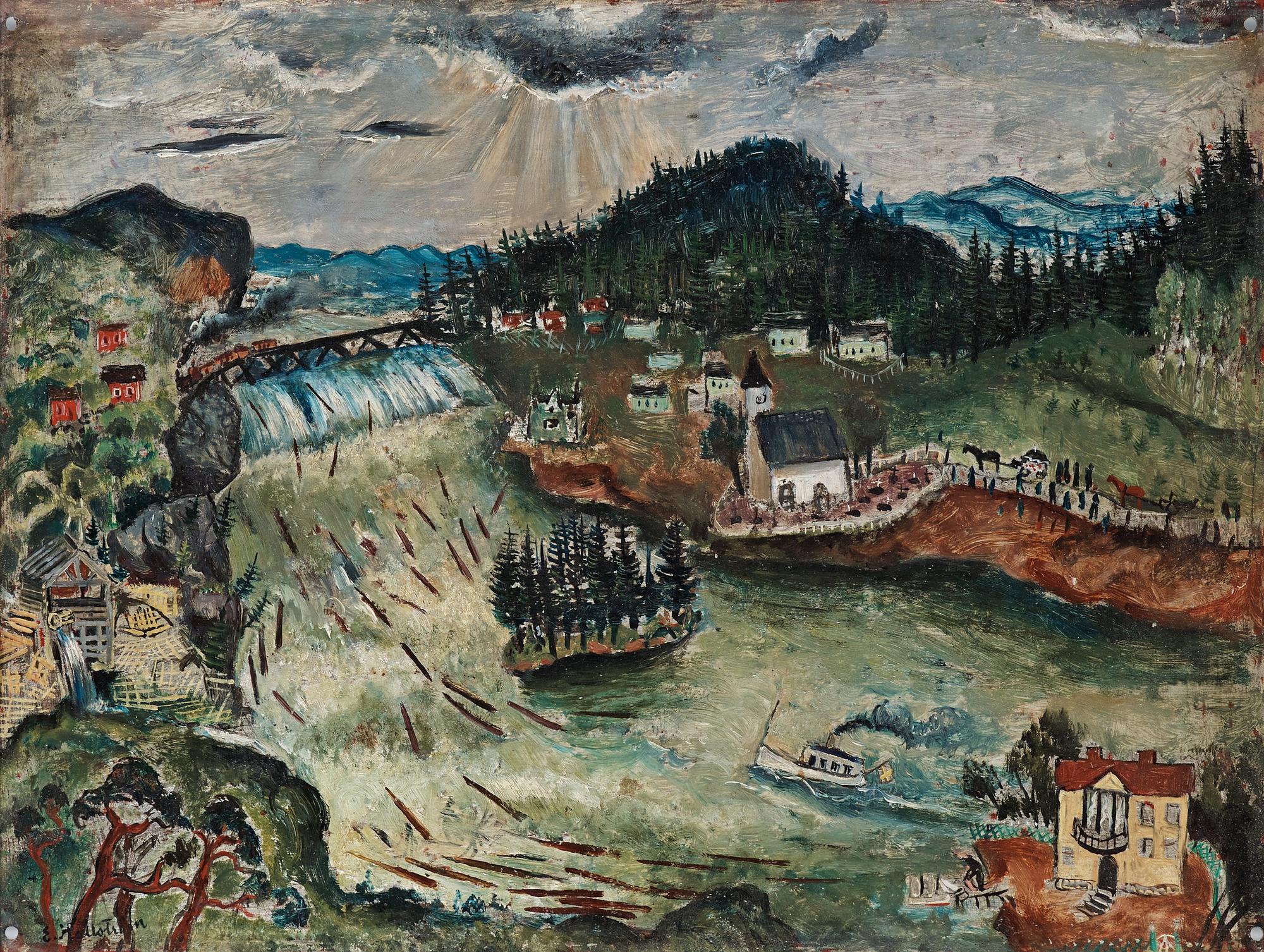 Eric Hallström, "Ramselesjön".