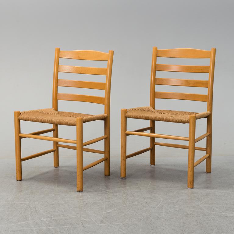 A set of six chairs by Gemla Diö.
