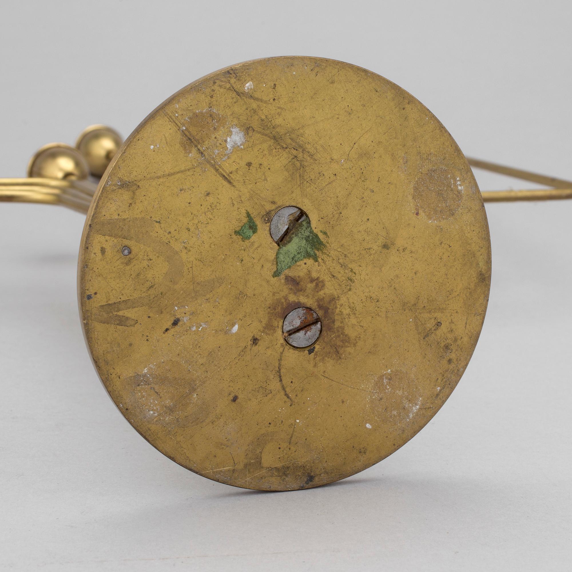 A Piet Hein brass chandelier "Ursa Major".