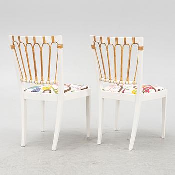 Josef Frank, eight model 1165 chairs, Firma Svenskt Tenn, Sweden.