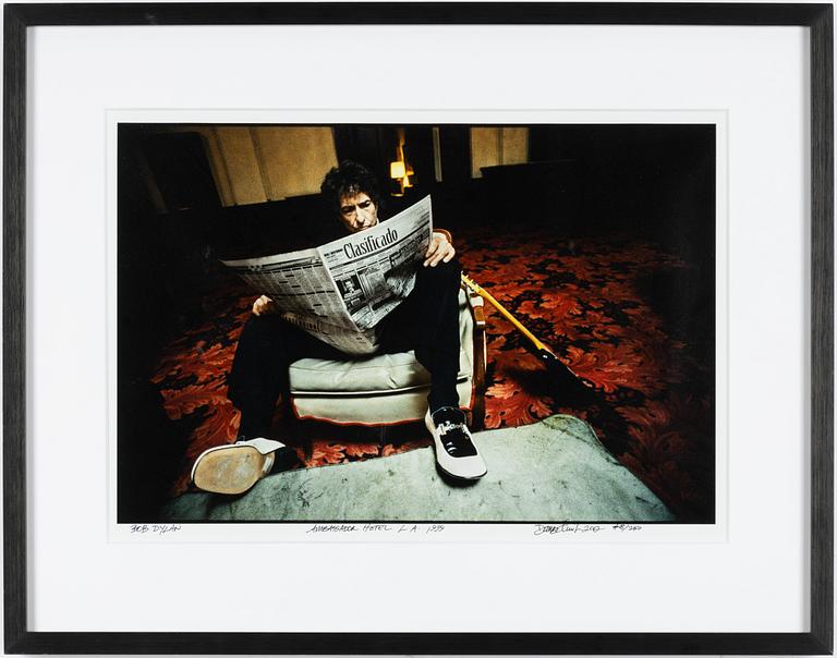 Danny Clinch, "Bob Dylan Ambassador Hotel, L.A.", 1999.