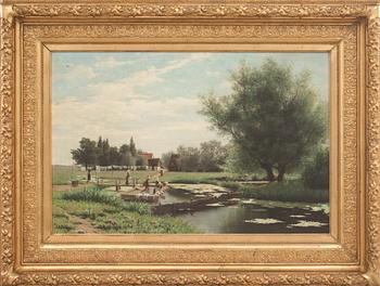 PETER ADOLF PERSSON, olja på duk, signerad.