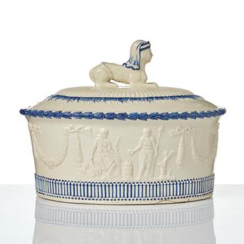 Pastejform, flintgods, Empire, Rörstrand, 1800-talets början.