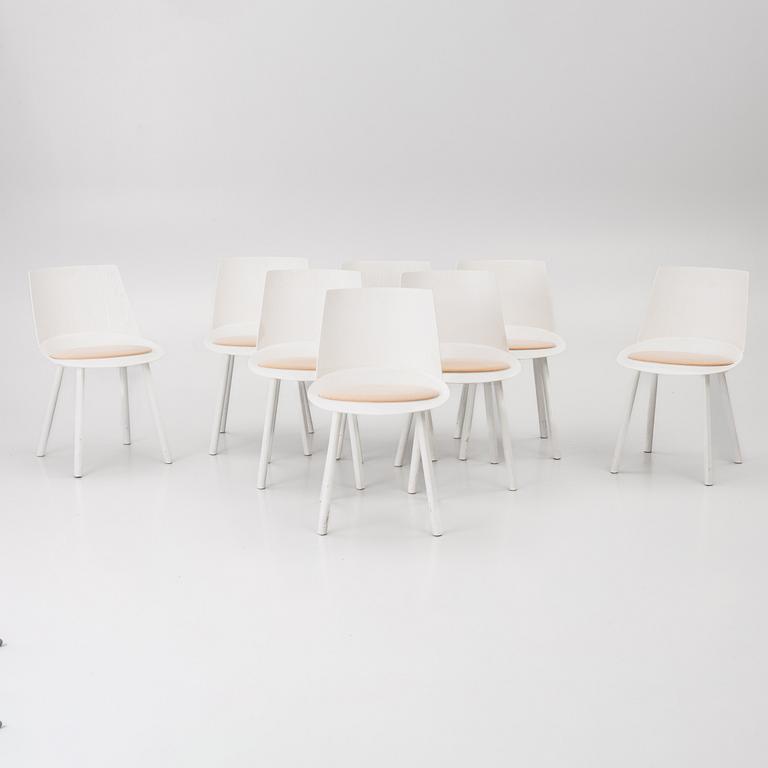 Stefan Diez, chairs, 8 pieces, “Houdini”, E15, 2000s.