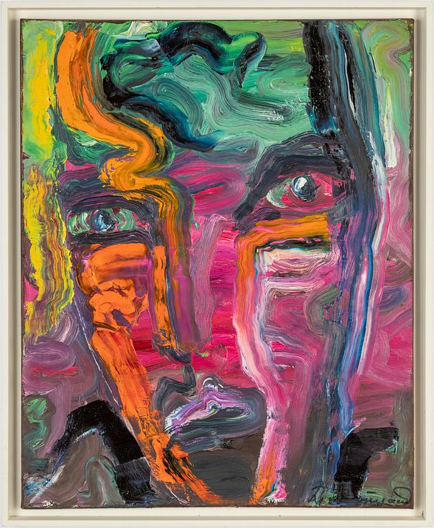 Birgitte Söndergaard, oil on canvas, signed.