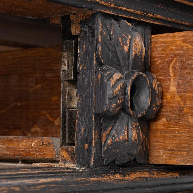 A Baroque style desk, circa 1900.