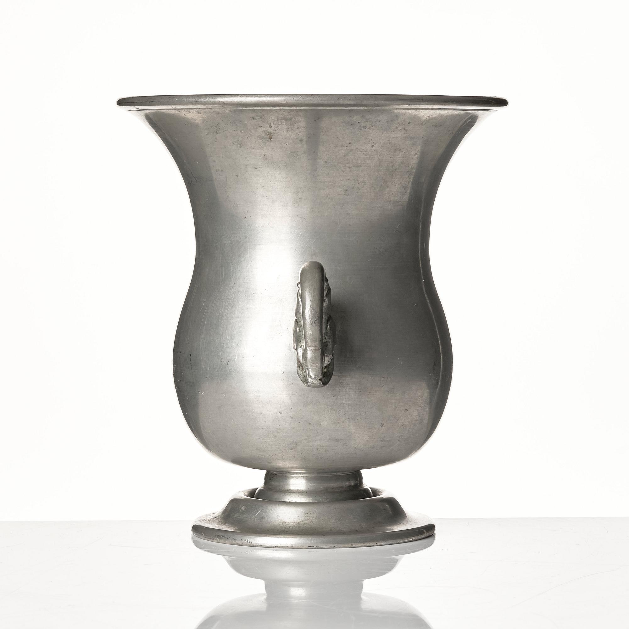 Estrid Ericson, a pewter vase, Svenskt Tenn, Stockholm 1927.