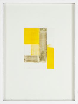 Peter Hahne · PETER HAHNE, monotypi, signerad.