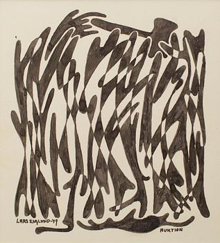 LARS ENGLUND, Ink wash, signed and dated -49.