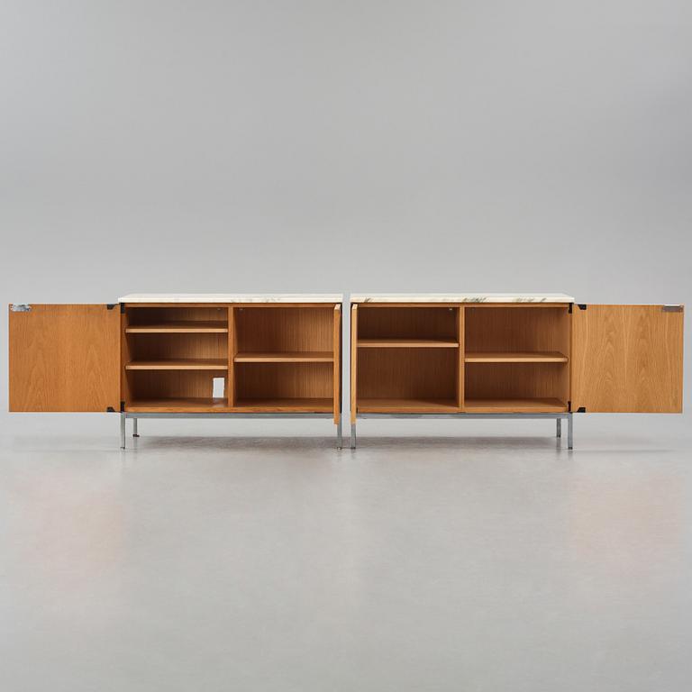 Florence Knoll, a pair of sideboards, Knoll, 1970s.